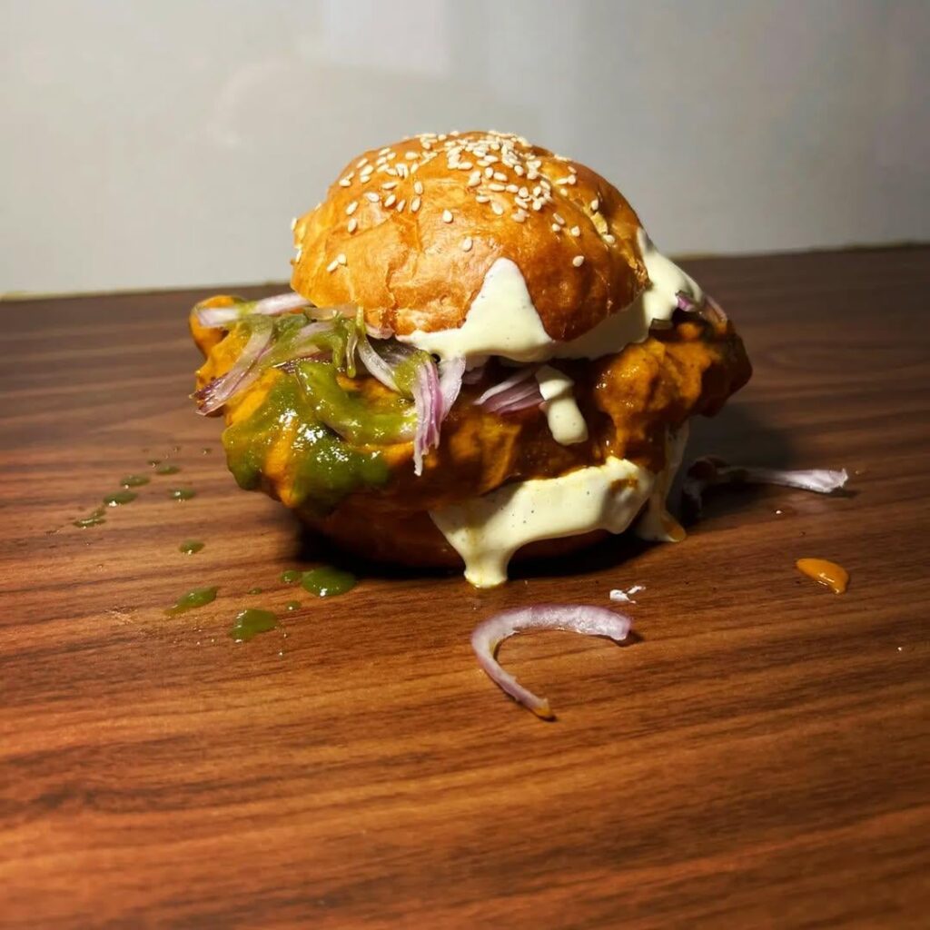 butter chicken sandwich