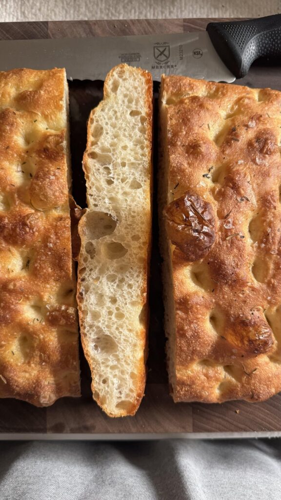Made my first focaccia today