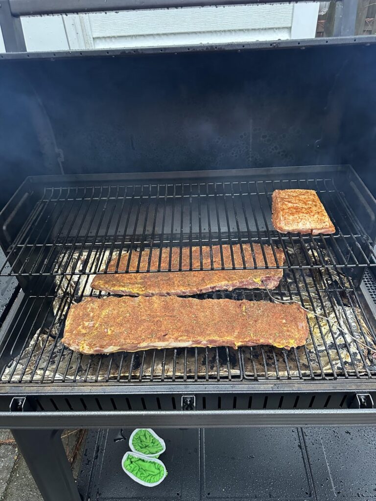 Tried out 321 ribs. I’m thinking I should try something more like a 332 next time.