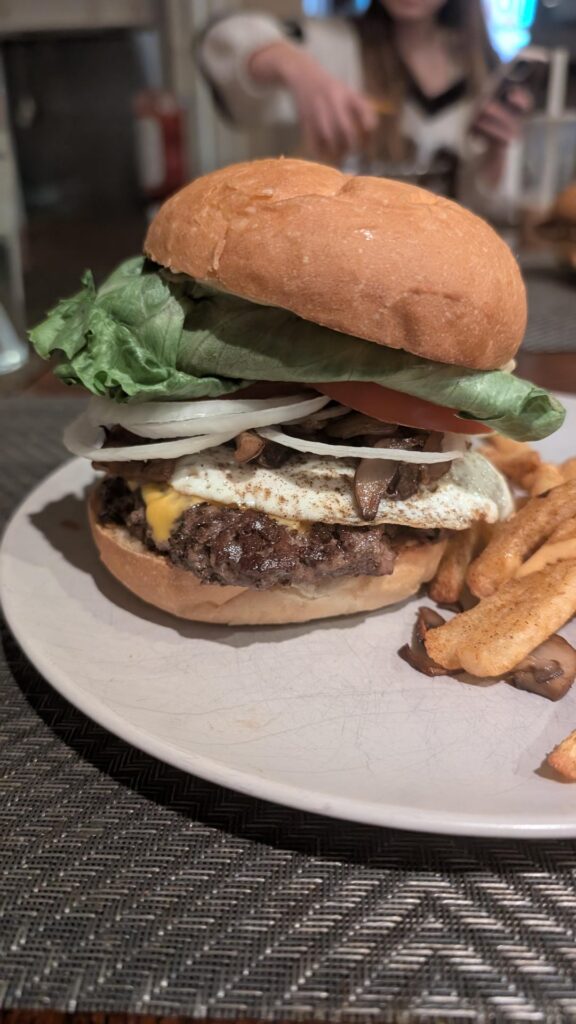 I don't typically go with so many fixings, but I wanted to celebrate that I pay under $7 (Canadian) for 18 eggs every week.