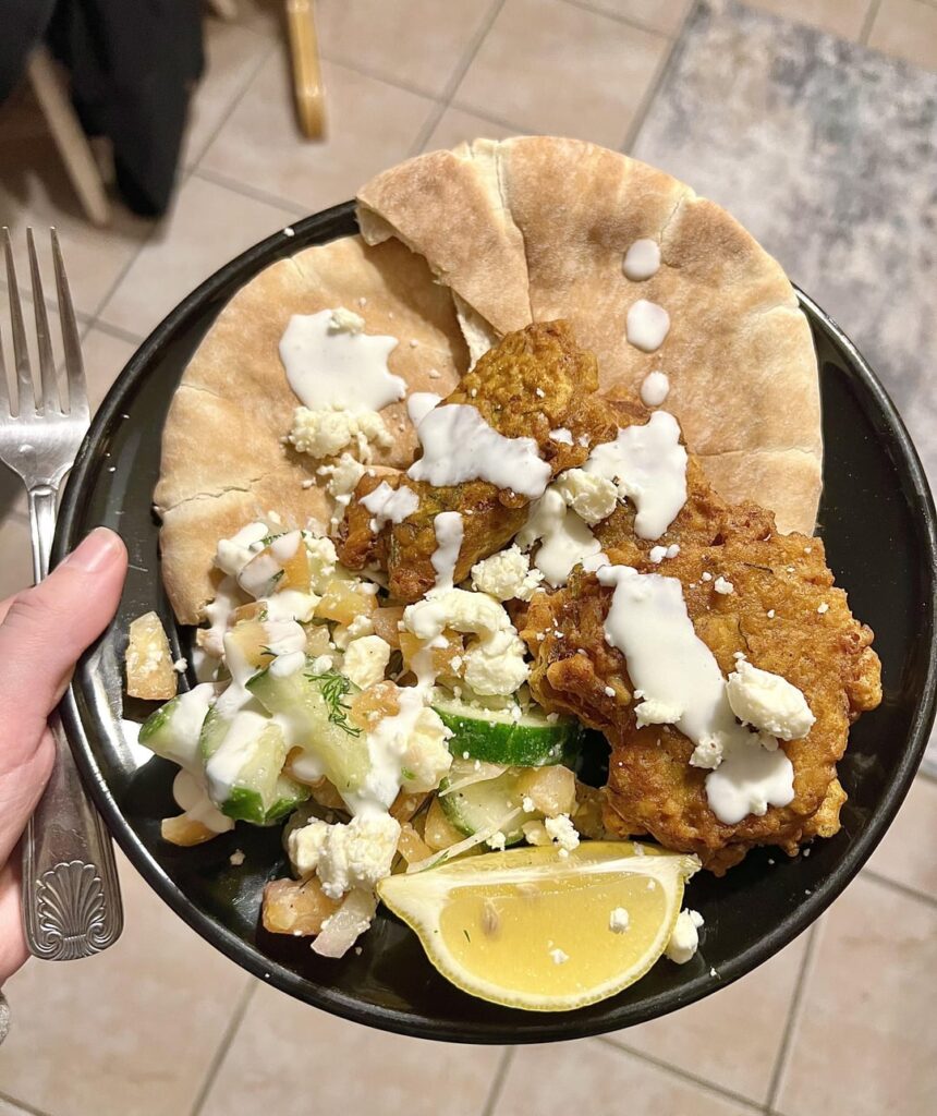 Spiced Chickpea Fritters