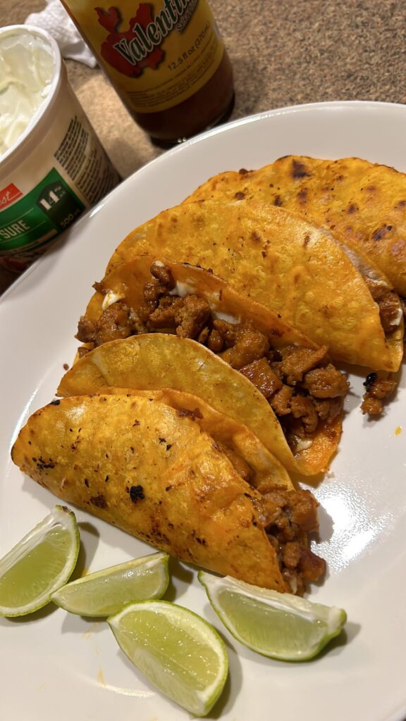 Tacos de Chorizo
