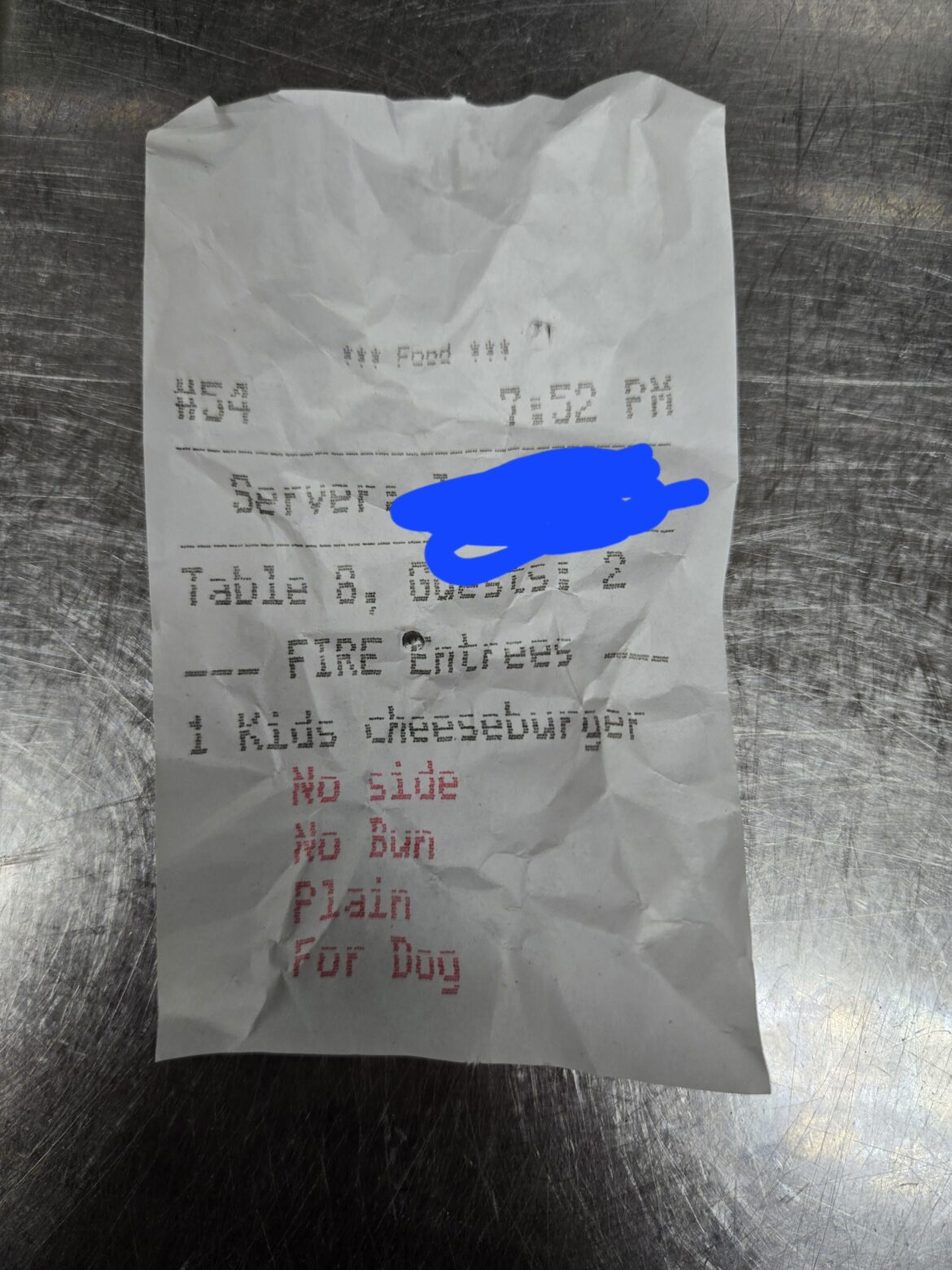 No this wasn’t meant for take out. No this wasn't meant for take out.