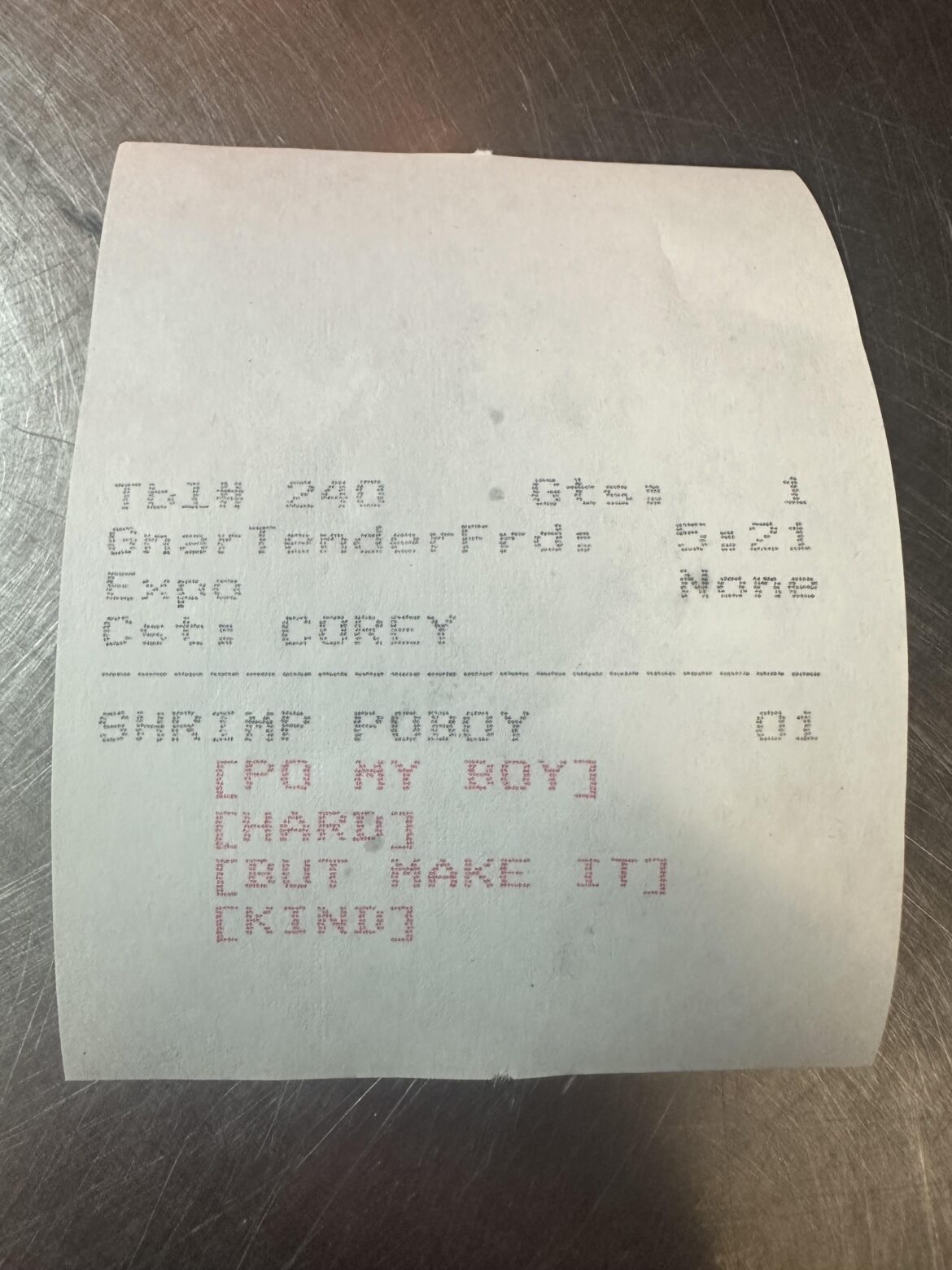 We uhhh… put extra sauce on it