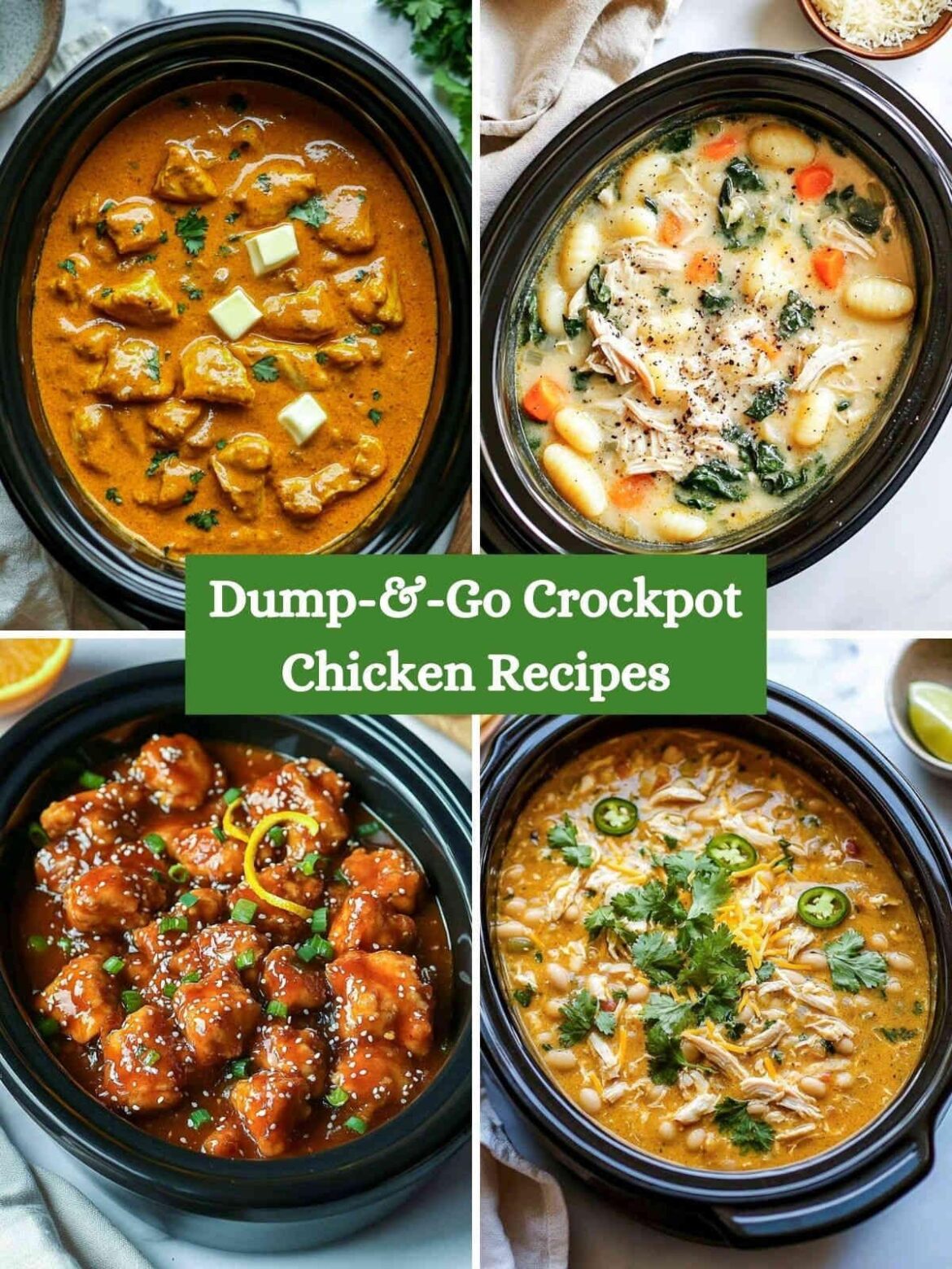 30 Dump-and-Go Crockpot Chicken Recipes for the Easiest Dinners Ever