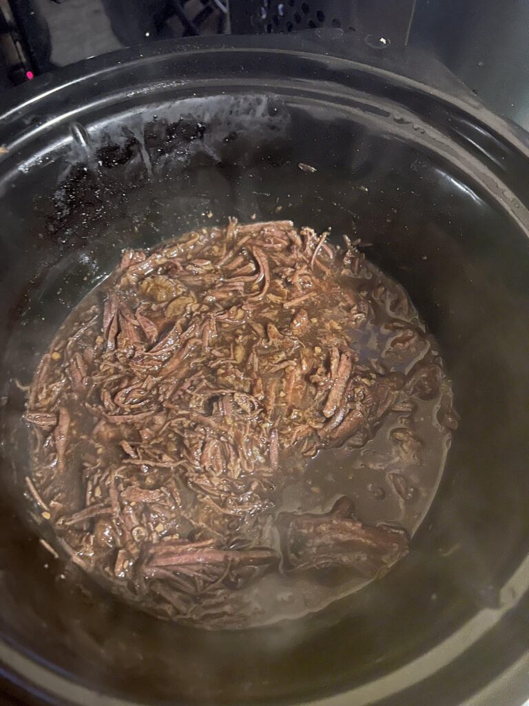 Crockpot teriyaki beef over rice