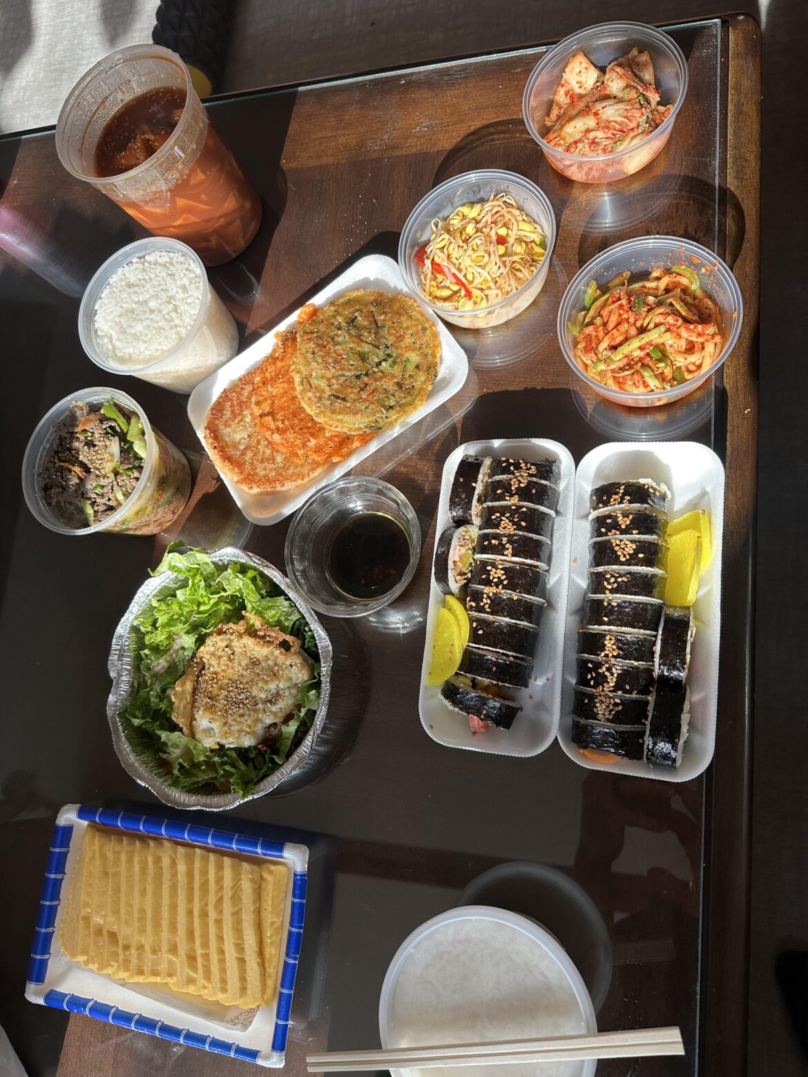 Joong boo lunch (~$70 for it all)