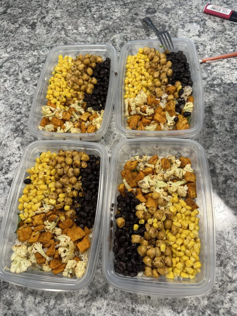 Meal Prepped Grain Bowls Meal Prepped Grain Bowls