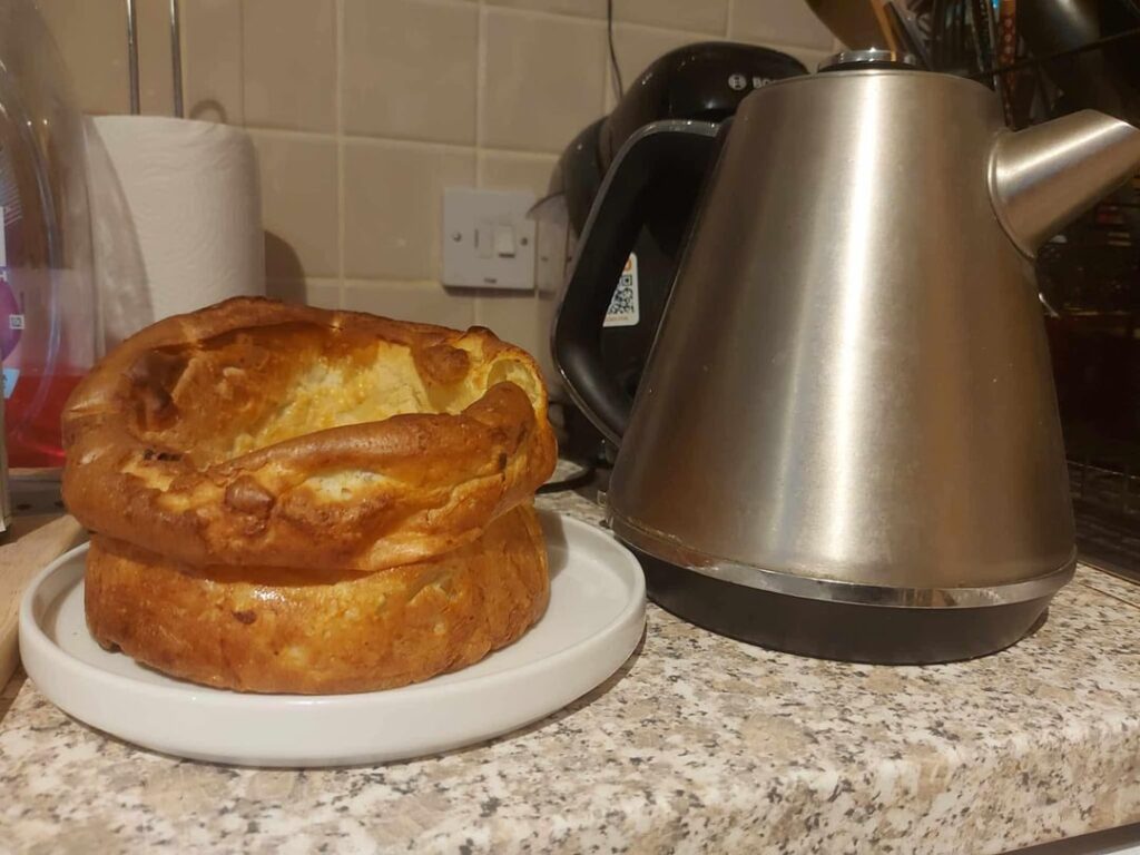 My Mrs made a giant Yorkshire. Here it is, in all its glory