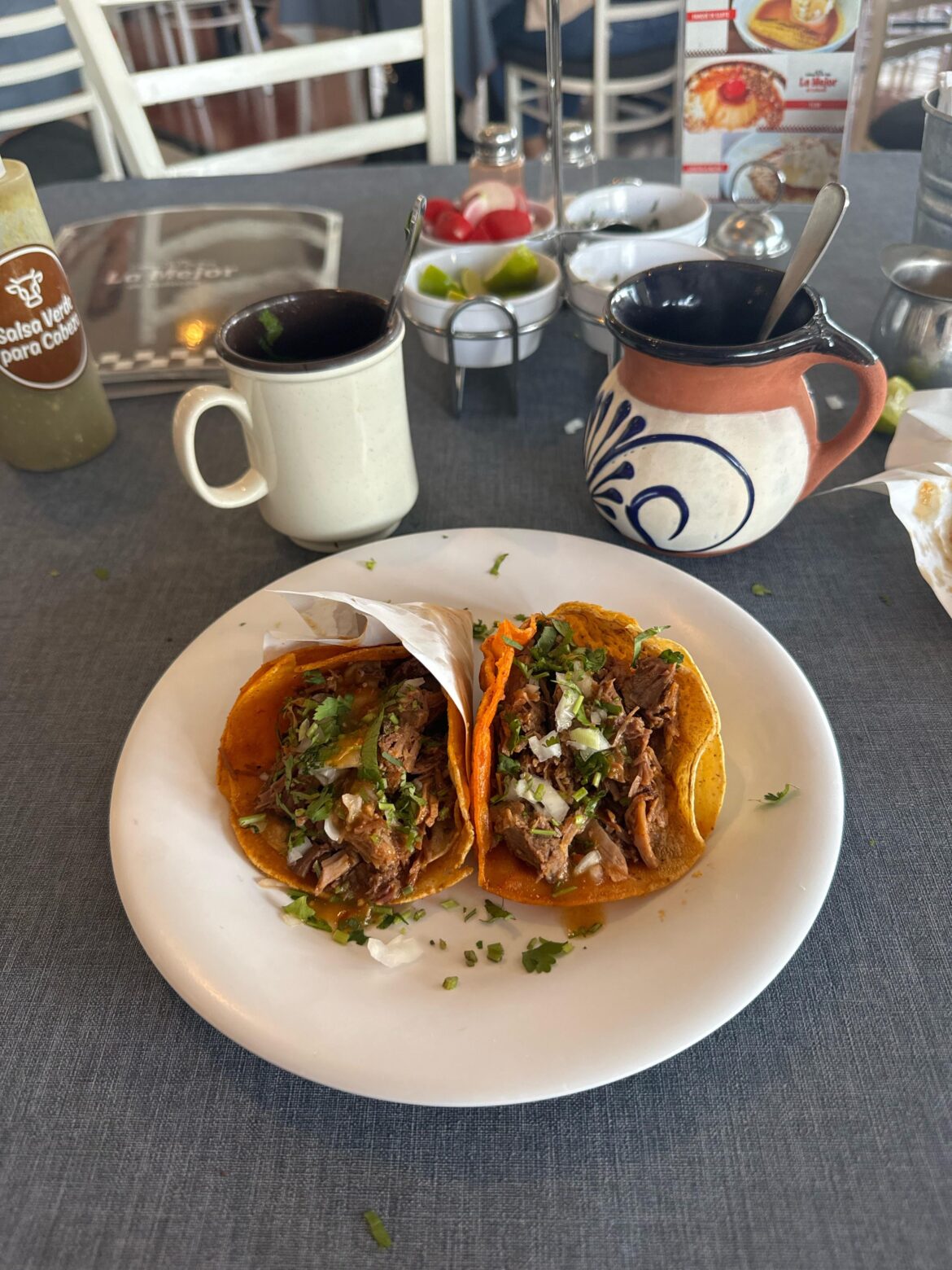 Tacos de birria con nervio