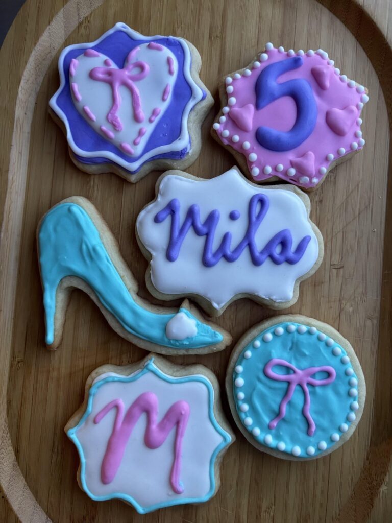 First batch of cookies (5 yo daughter helped)