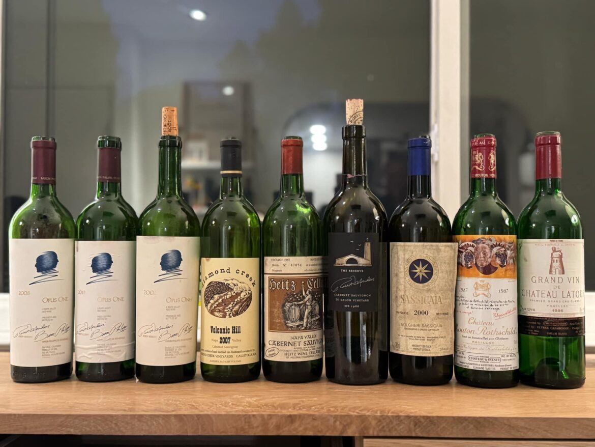 An amazing evening of wine An amazing evening of wine