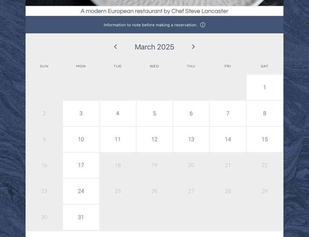 Does anyone know what’s going on with Poise (Singapore)? Their availability after 15 March seems confined to Mondays only