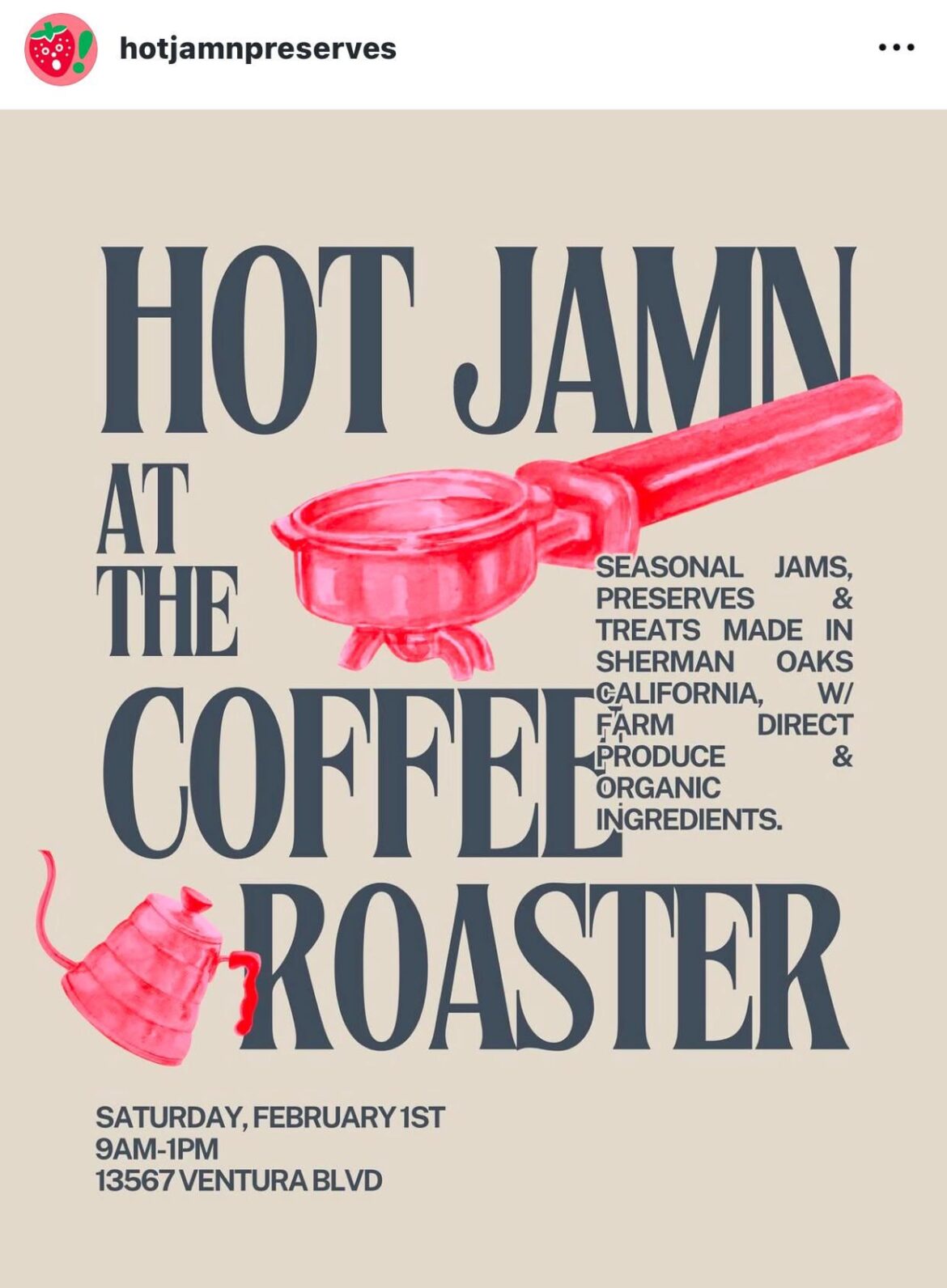 If y’all are looking for incredible jams and preserves come over on February 1st!