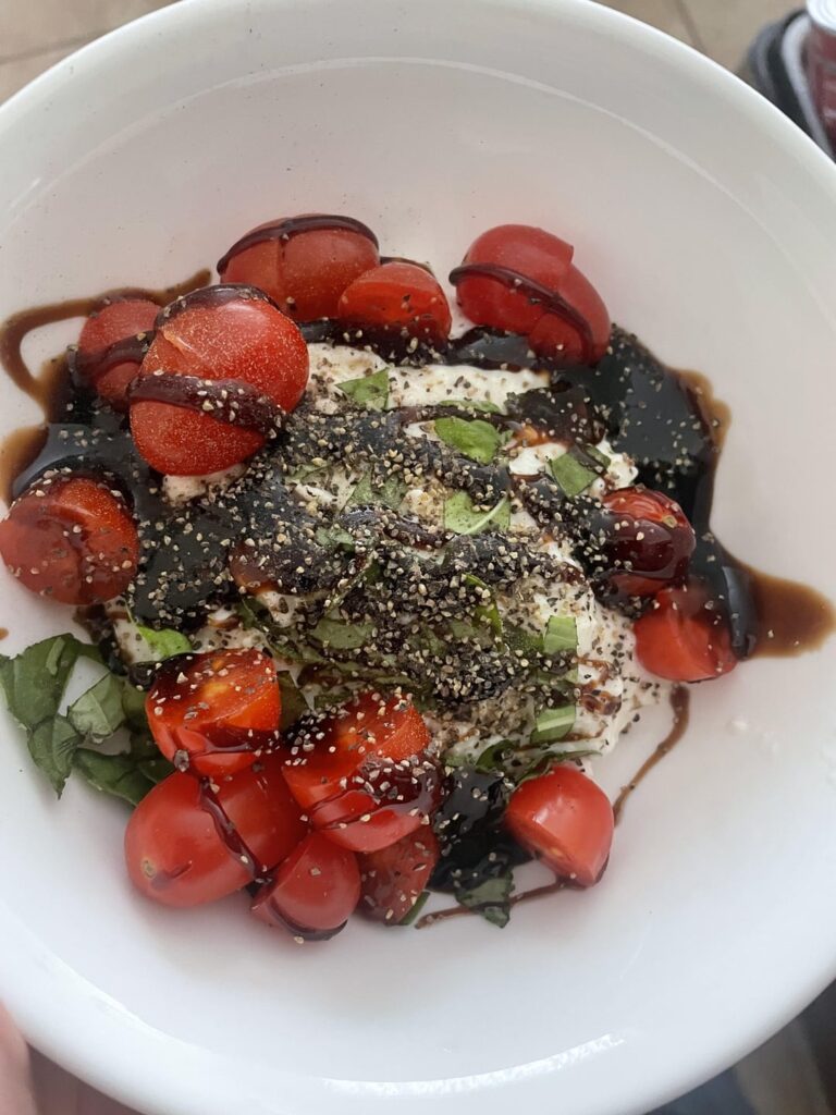 Caprese Cottage Cheese