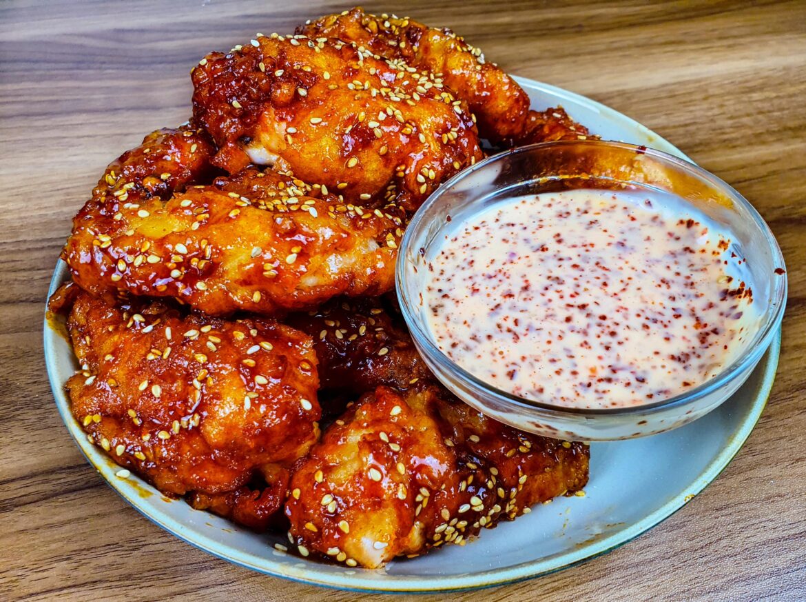 [Homemade] Gochujang crispy wings