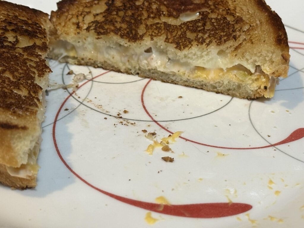 Tuna melt. Not sure if it belongs here or the grilled cheese sub. All I know is my wife nailed it! Was so delish