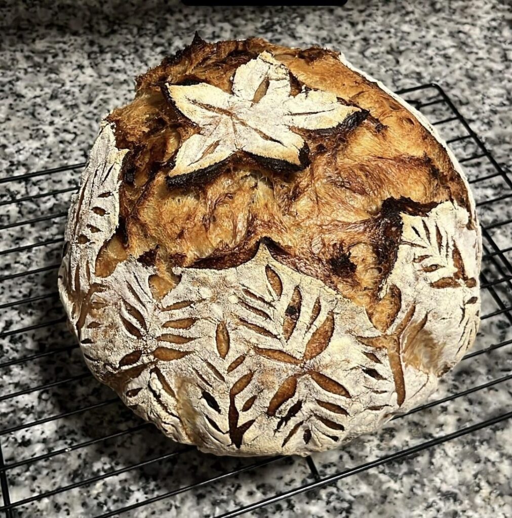 Black garlic sourdough Black garlic sourdough