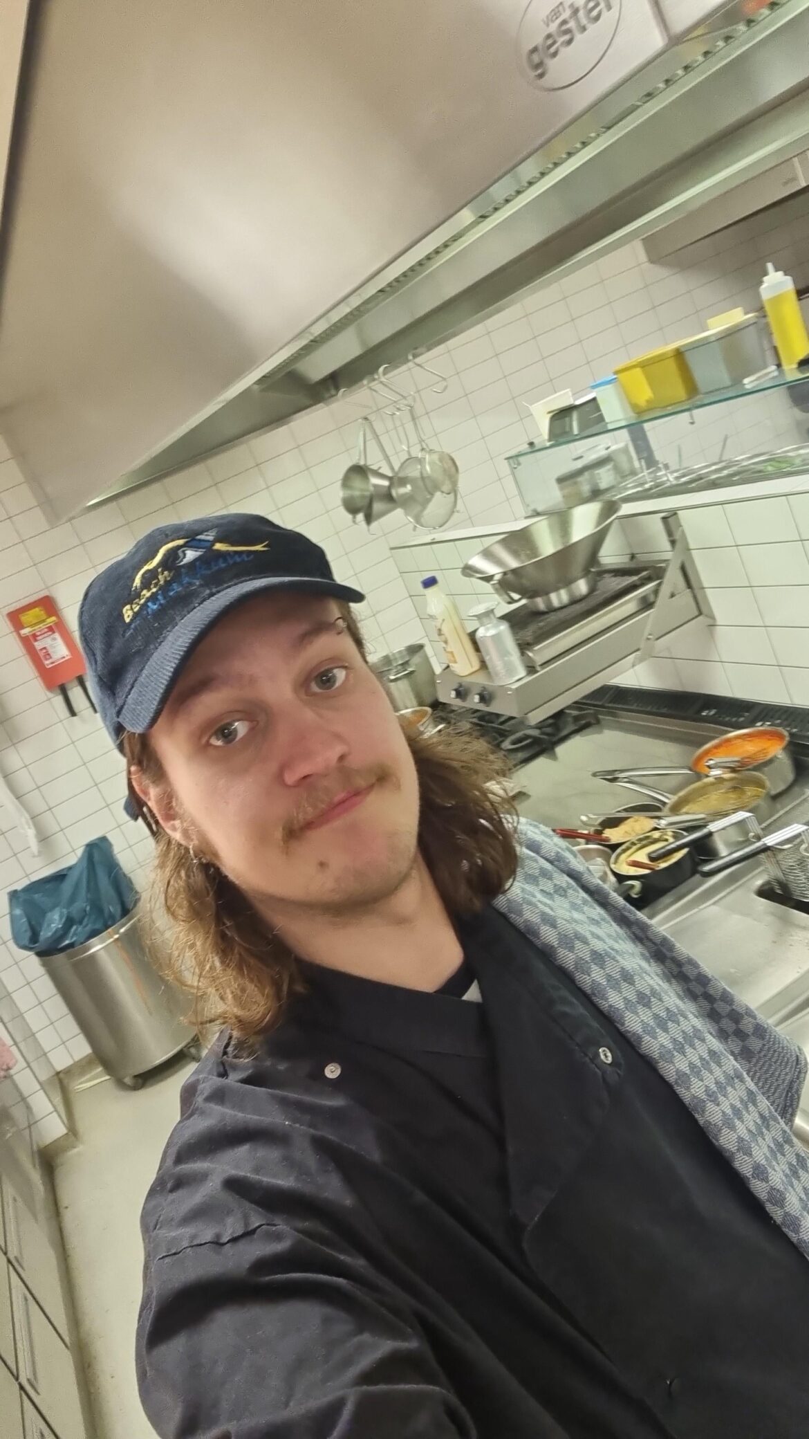 5th day in the kitchen. Chef is sick at home and new menu started 2 days ago. I need all your support to make it on my own today