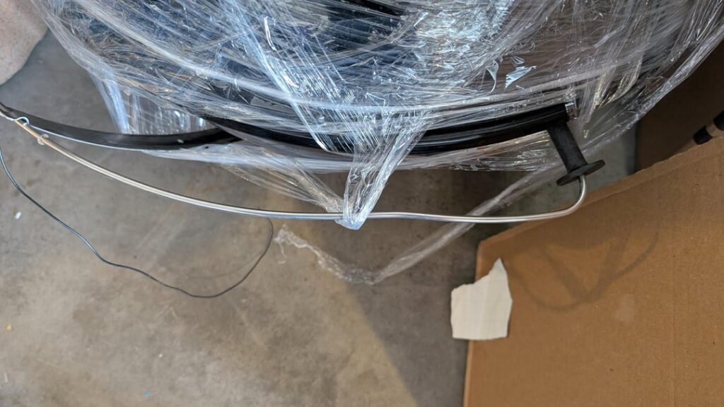 Movers bent my kettle, sad day.