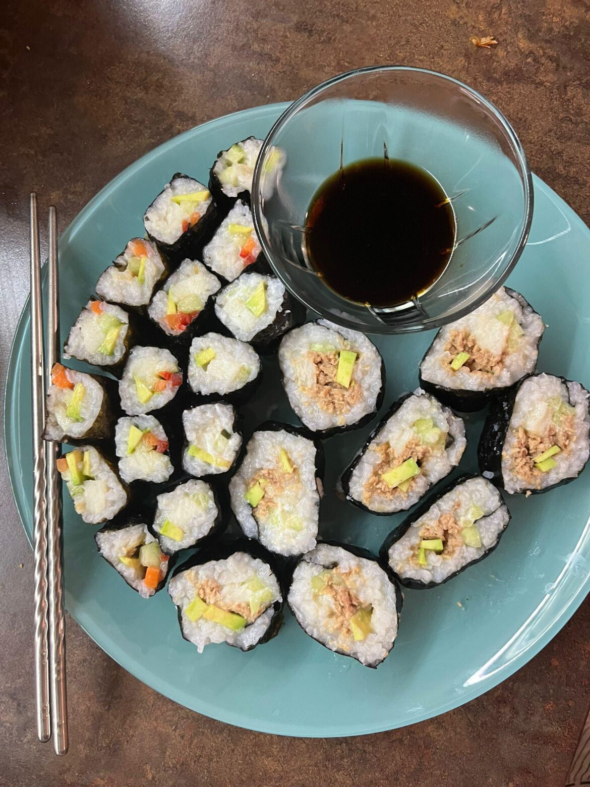 Third time making sushi at home!