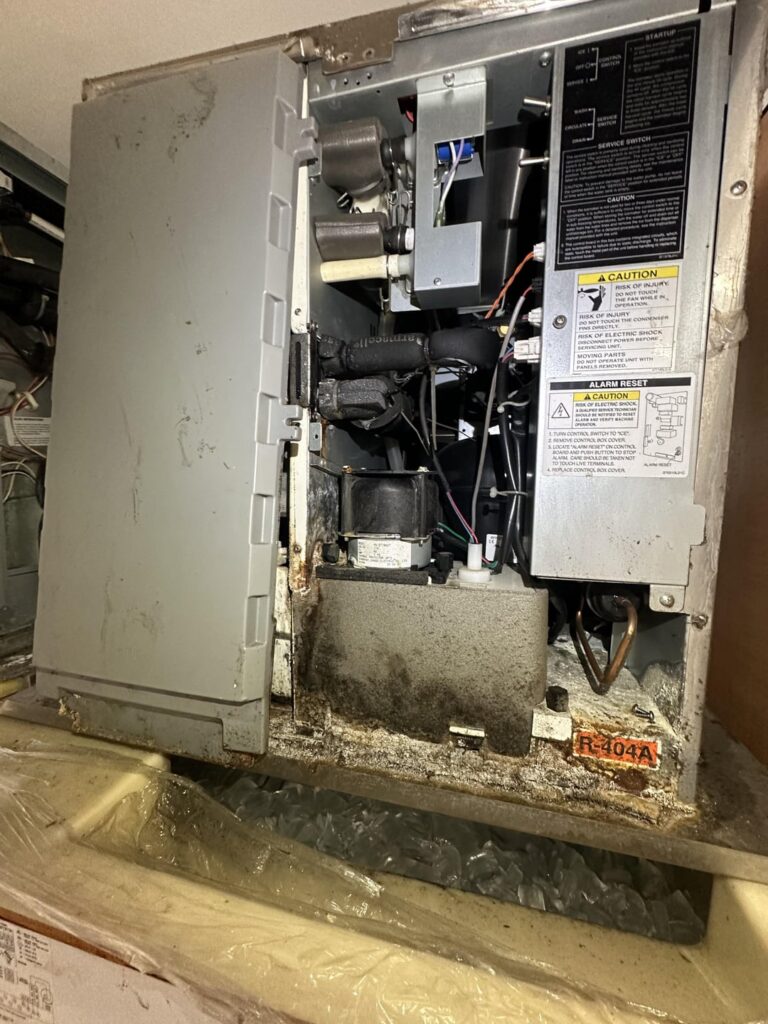 This is why you should never trust the ice if you never seen inside the equipment