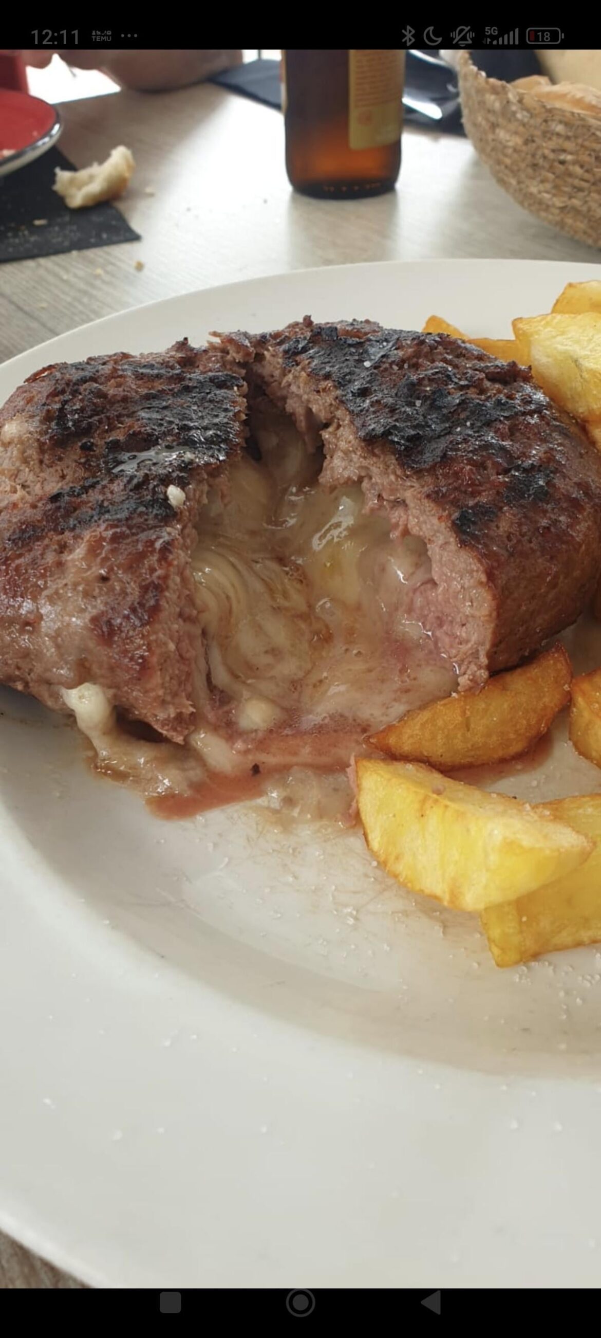 Half beef half Wild boar that hubted last week