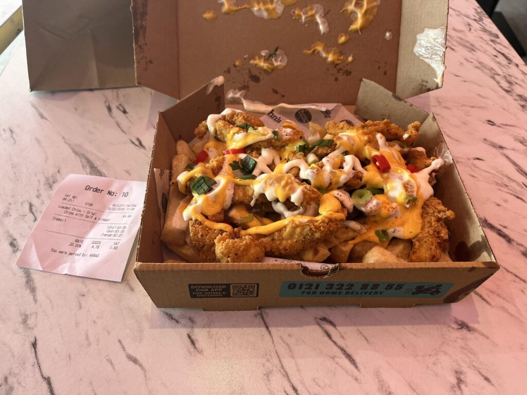 Loaded chips from Big John’s! 🍟