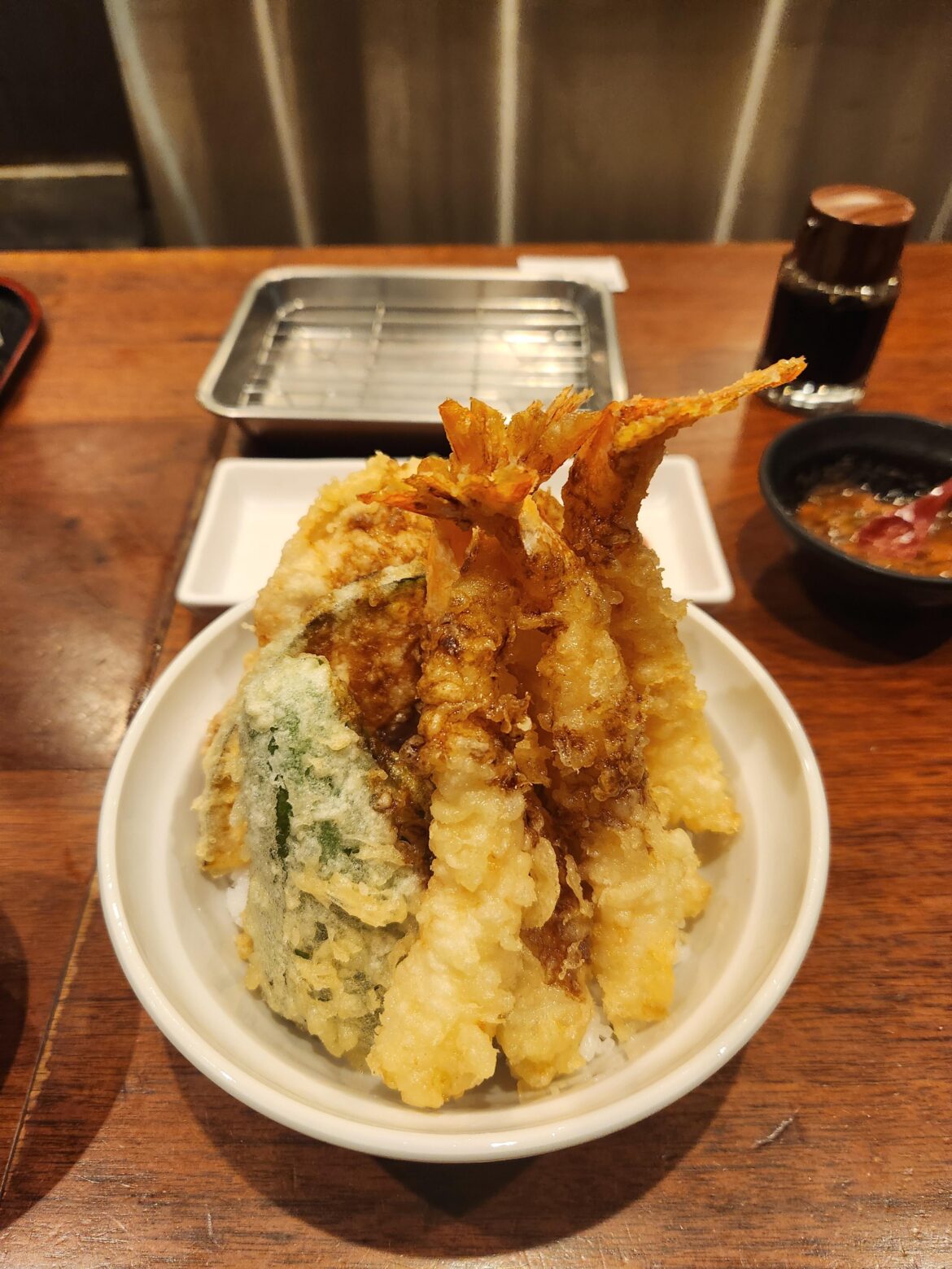 Tempura Rice Bowl in Fukuoka