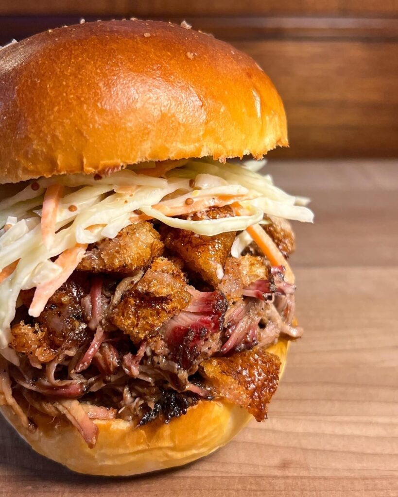 North Carolina “Whole Hog” Style BBQ Sandwich
