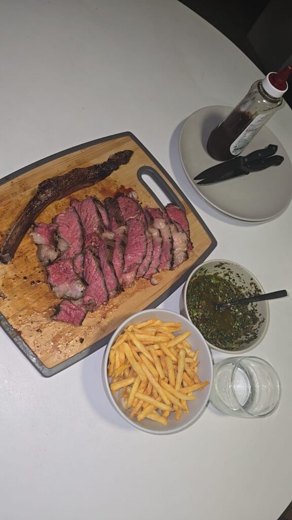 boyfriend made me some steak