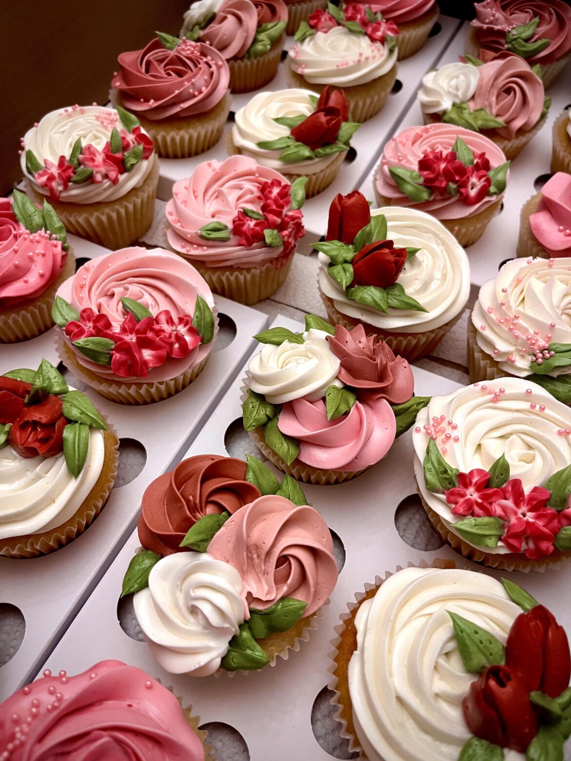 One of our city’s most highly rated restaurants ordered 90 cupcakes from us for their guests tonight, this is huge for our little bakery! I hope everyone has an equally wonderful, beautiful and delicious Valentine’s Day ❤️