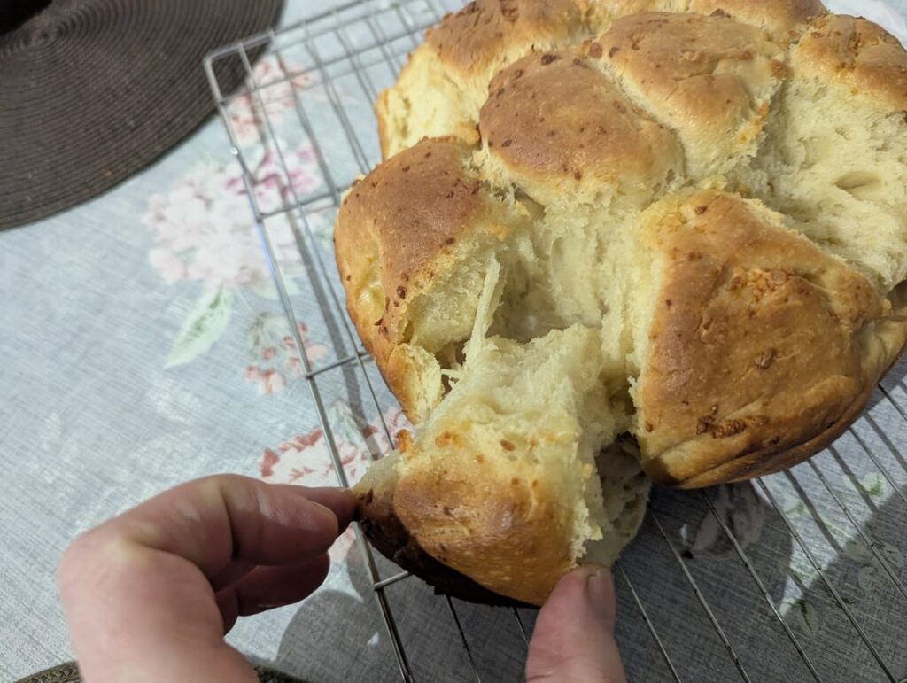Fluffy Garlic Bread. My kids actually ate my bread! I'm so happy.