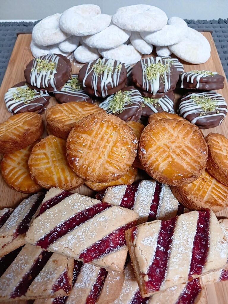 My mom asked me to bake cookies for her coworkers, so I did!