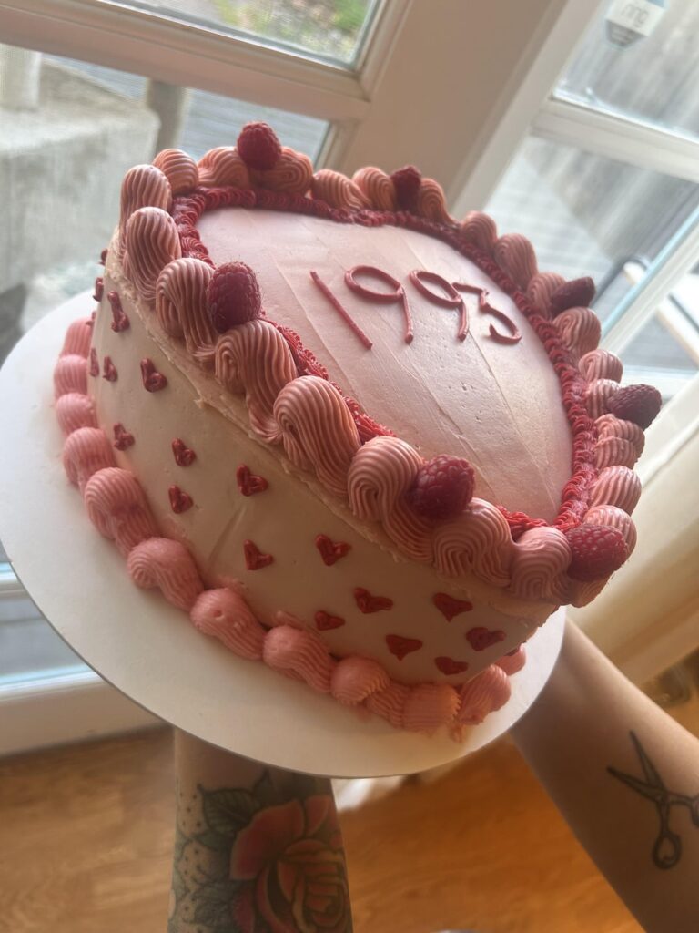The third cake I’ve ever made