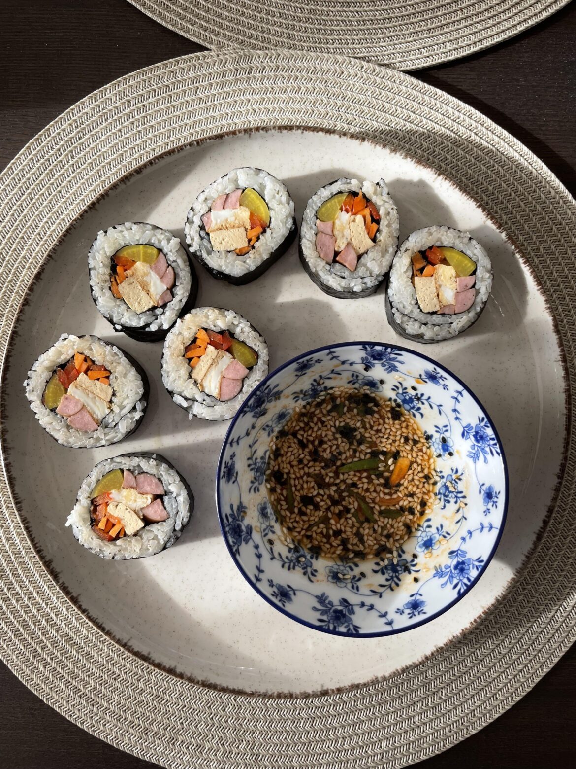 Made kimbap today