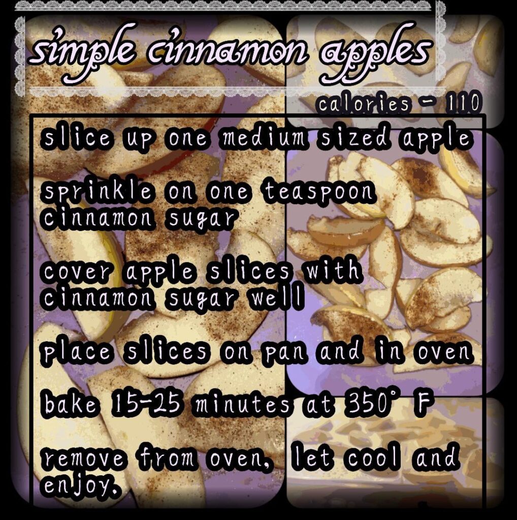 very simple cinnamon apples