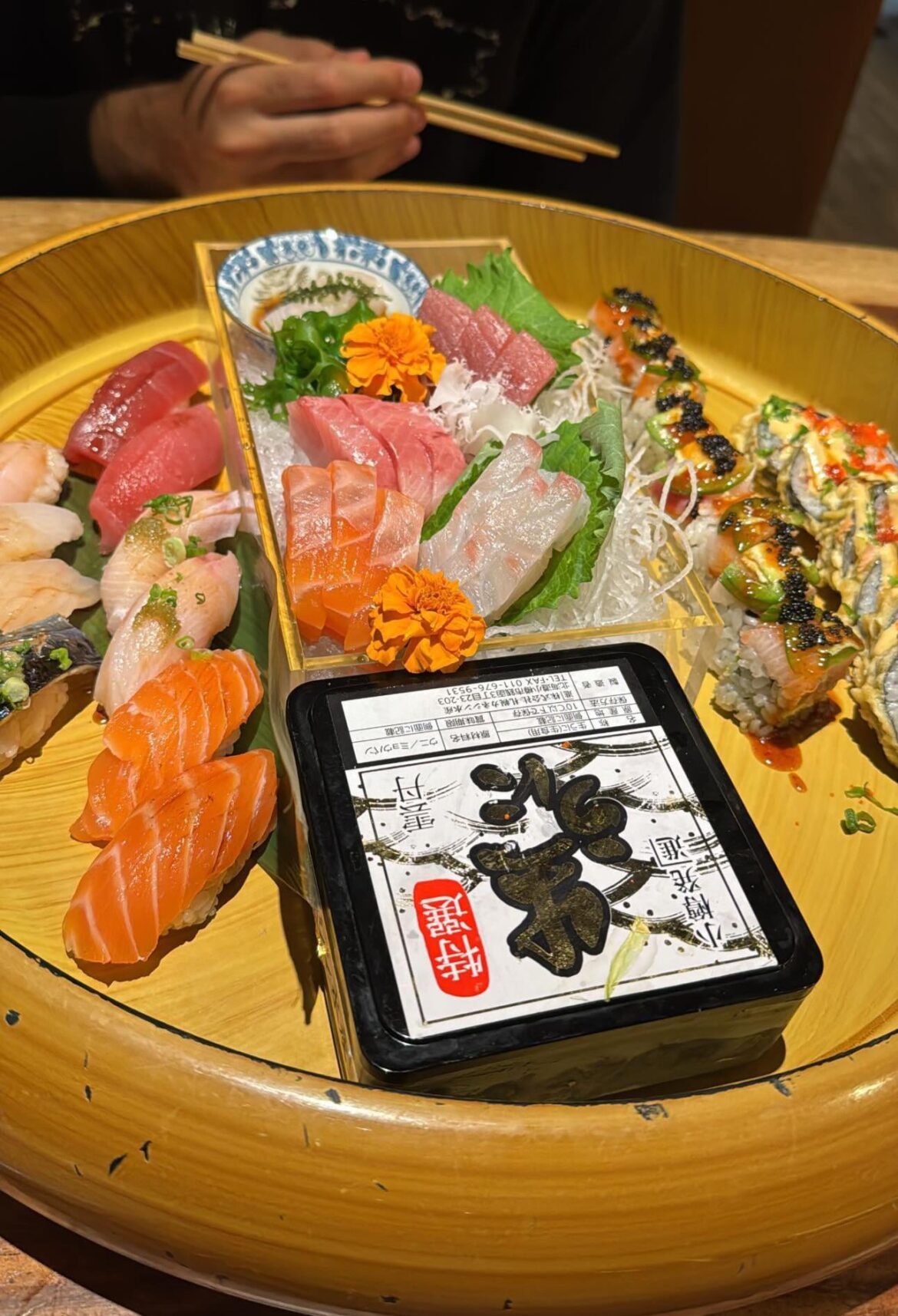 beautiful birthday “boat” from our favorite spot 🥹