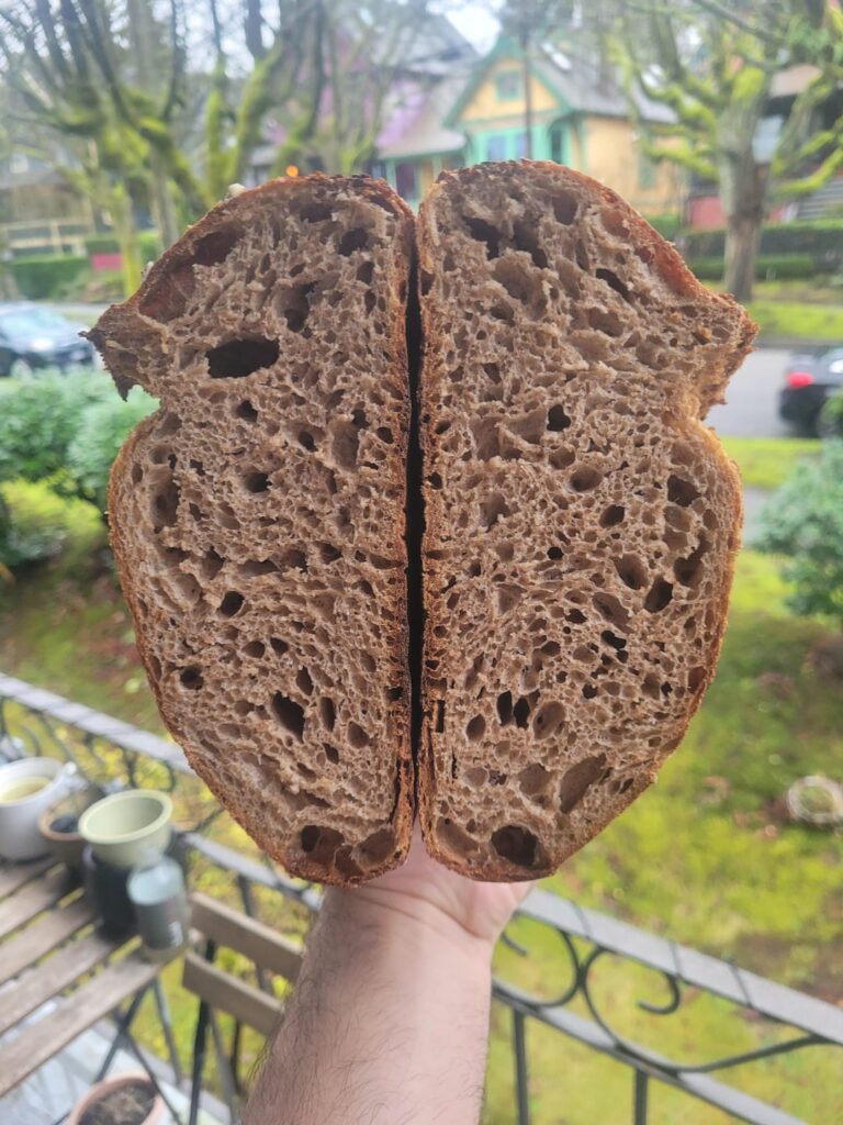 The most flavourful bread I have ever made! Whole wheat, spelt and rye (75% whole grain) The most flavourful bread I have ever made! Whole wheat, spelt and rye (75% whole grain)