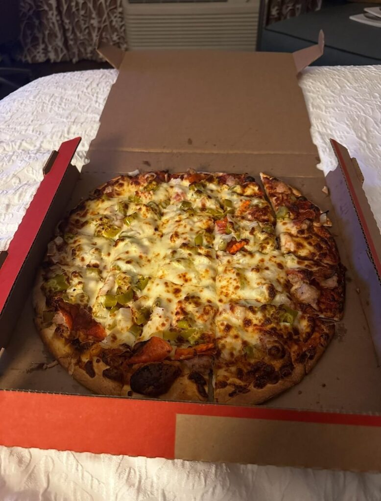 Finally tried Kenji’s tavern style pizza recipe. Did not disappoint! Finally tried Kenji’s tavern style pizza recipe. Did not disappoint!