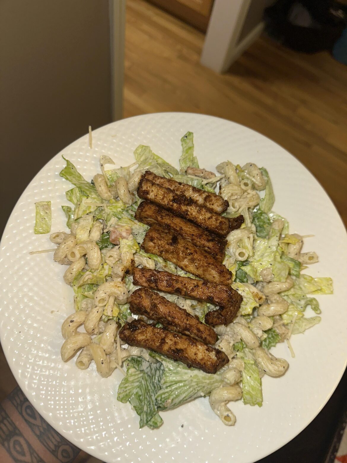 Chicken cesar noodle salad