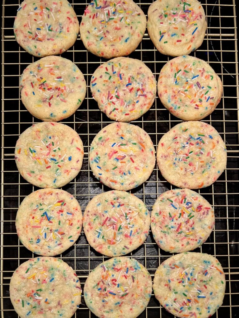 Funfetti cookies for my 6 year old’s birthday party!