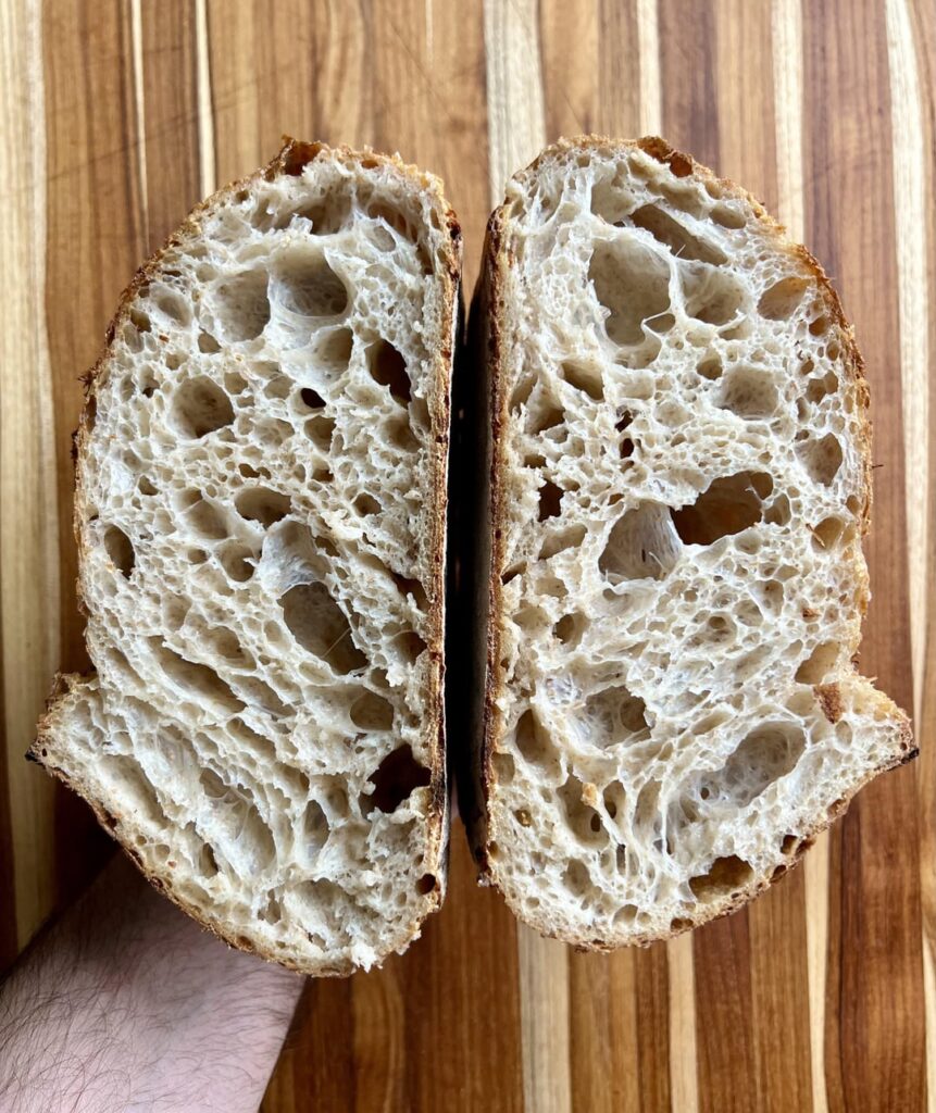 Spelt/Wheat Sourdough 80% hydration