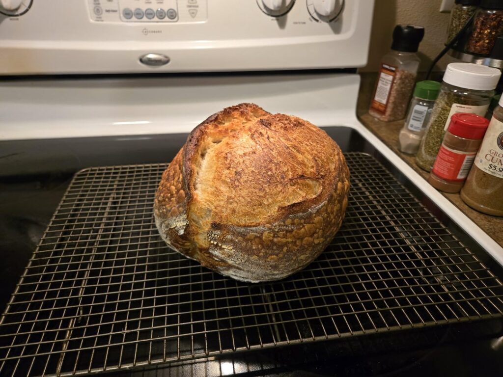 First time experimenting with a stiff levain--Oh My God.