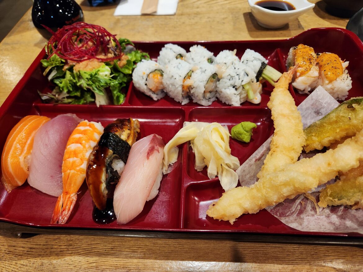 Friday Night Nigiri Bento Box to treat myself