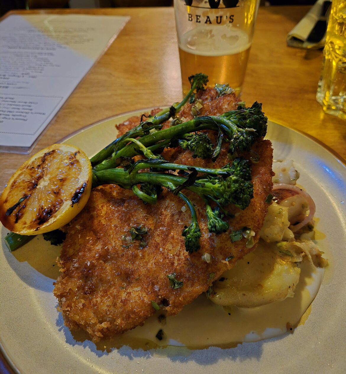 Chicken Schnitzel from Queen & Beaver