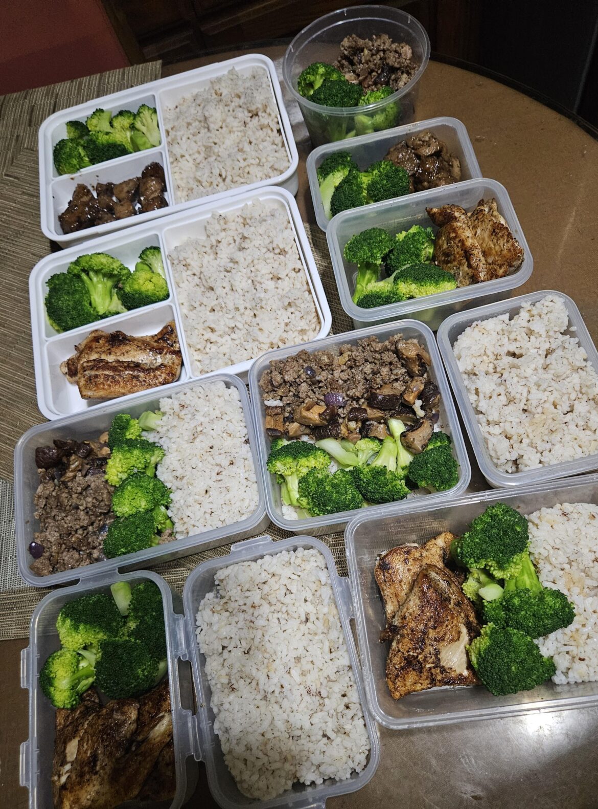 First Week of Lunch Meal Prep