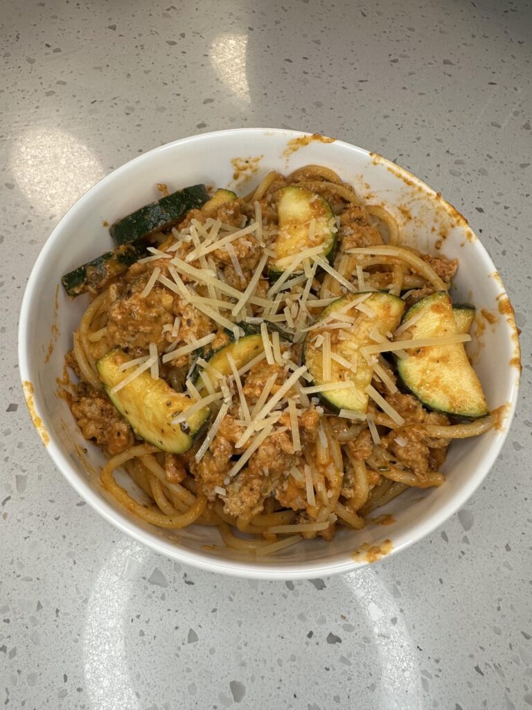 Turkey Ragù Spaghetti