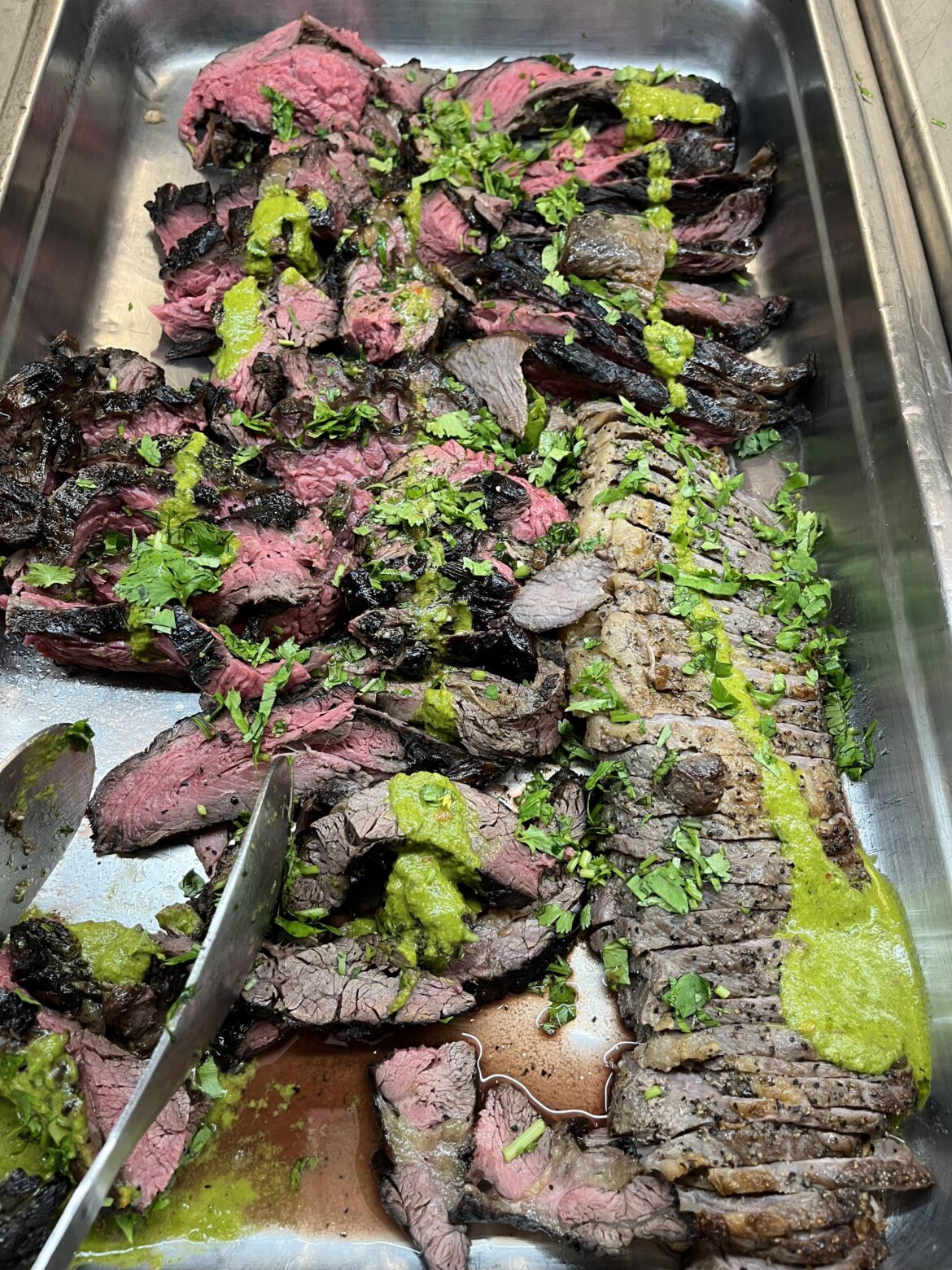 My schoolmates think this is raw, rate my college dining hall’s steak