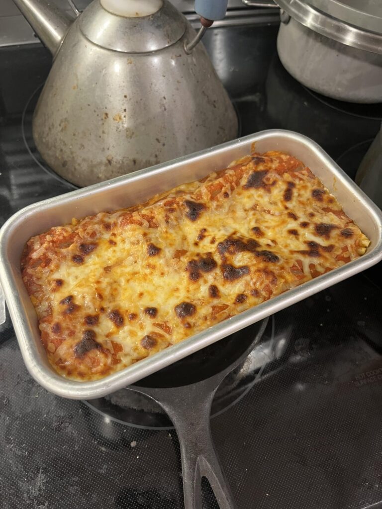 This whole lasagne was 630 calories!